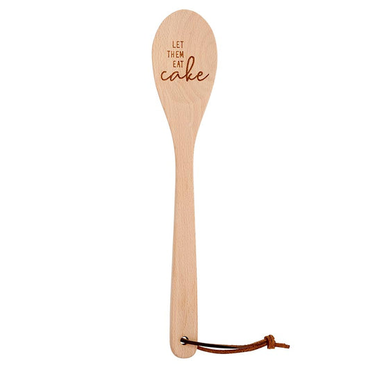 Let Them Eat Cake - Wooden Cooking Spoon - Santa Barbara Design Studio