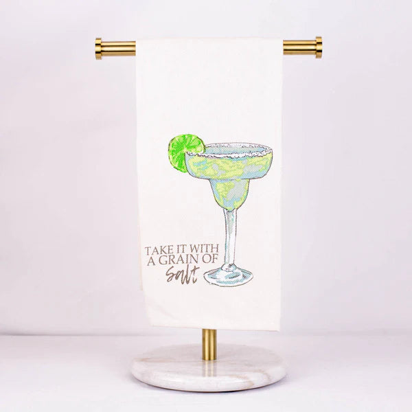 Grain of Salt Margarita Glass Bar Towel - The Royal Standard
