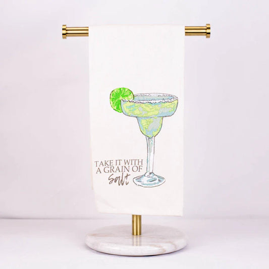 Grain of Salt Margarita Glass Bar Towel - The Royal Standard