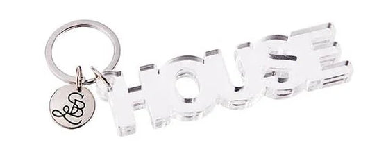 "HOUSE" Acrylic Key Tag - Santa Barbara Design Studio