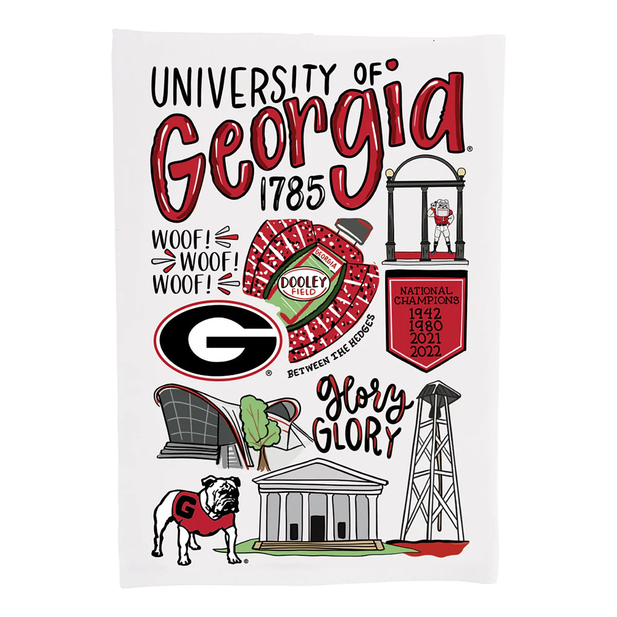Georgia Icon Tea Towel - Glory Haus
