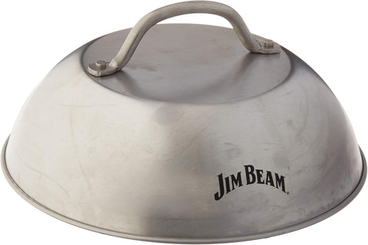 Jim Beam 9" Burger Cover and Cheese Melting Dome Heavy Duty Stainless Steel
