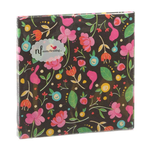 Pink Birdies Cocktail Napkins - Nora Fleming