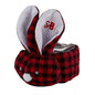 Red and Black Flannel Boo-Bunnies - Stephan Baby