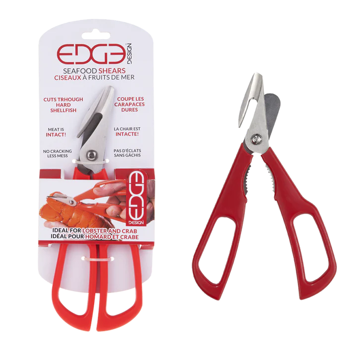 Edge Design Seafood Shears detachable - Red