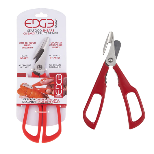 Edge Design Seafood Shears detachable - Red