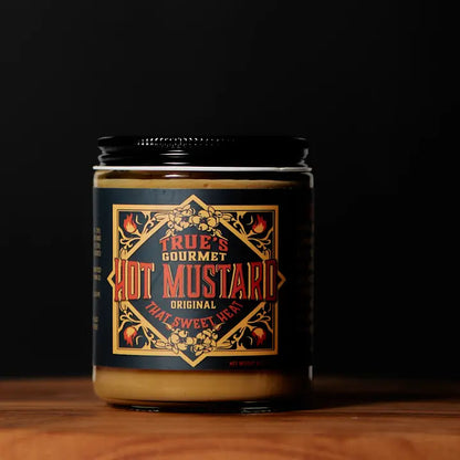 True's Gourmet Hot Mustard (NT WT 8OZ)- Sweet Heat
