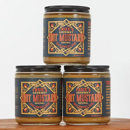 True's Gourmet Hot Mustard (NT WT 8OZ)- Sweet Heat
