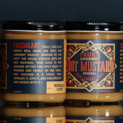 True's Gourmet Hot Mustard (NT WT 8OZ)- Sweet Heat