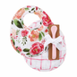 Peony Bib and Spoon Set - mudpie