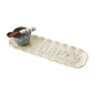 Happy Ruffle Serving Tray and Dip Set - mudpie