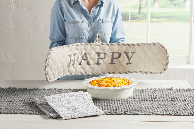 Happy Double Oven Mitt Set - mudpie