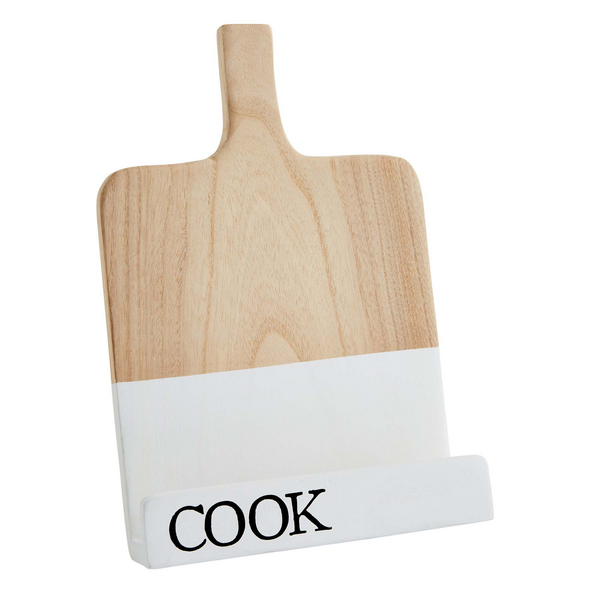 Paulownia Wood Cookbook Holder - mudpie