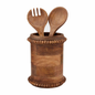 Wooden Beaded Utensil Holder - mudpie
